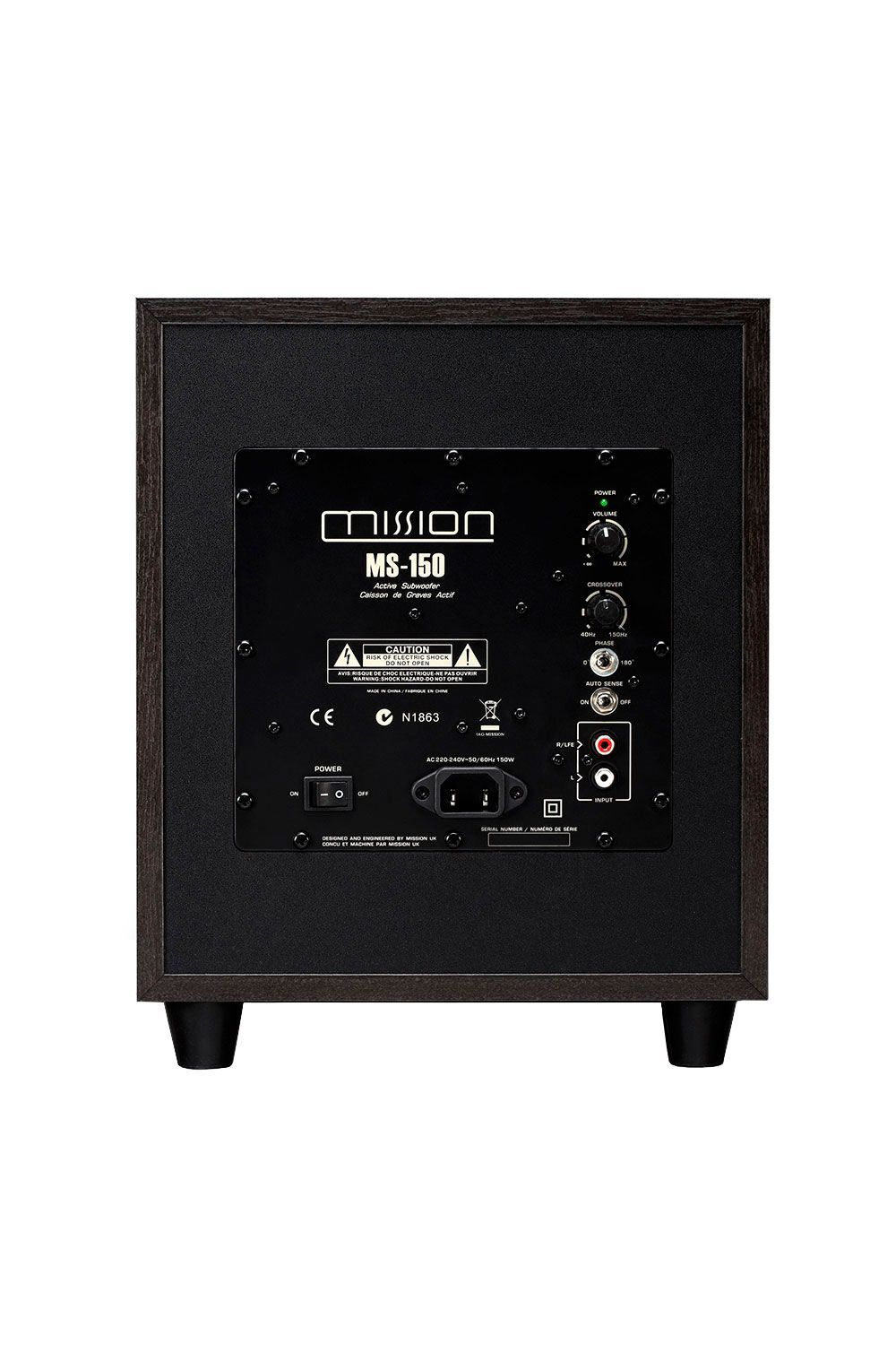 Сабвуфер закрытого типа Mission MS-150 Black