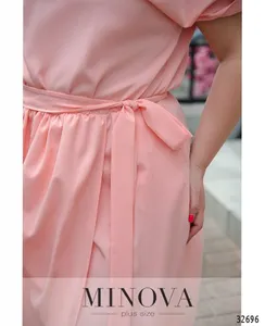 Платье 8609-1-пудра Minova