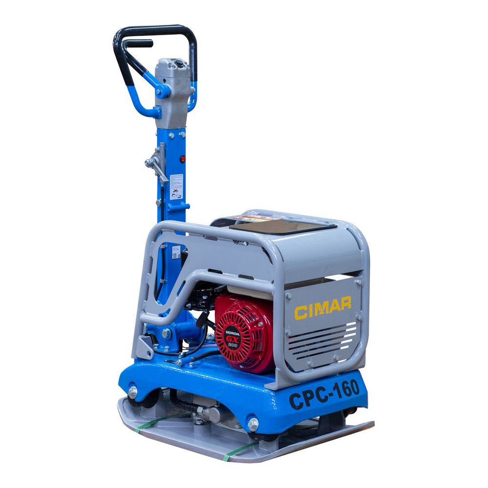 Виброплита реверсивная CIMAR CPC-160-H гидравлика - [160 кг / 27 кН / Honda GX200]