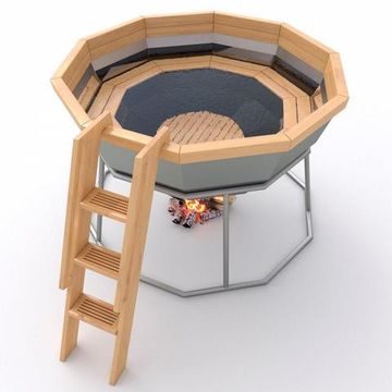 Банный чан до 10 человек на подставке