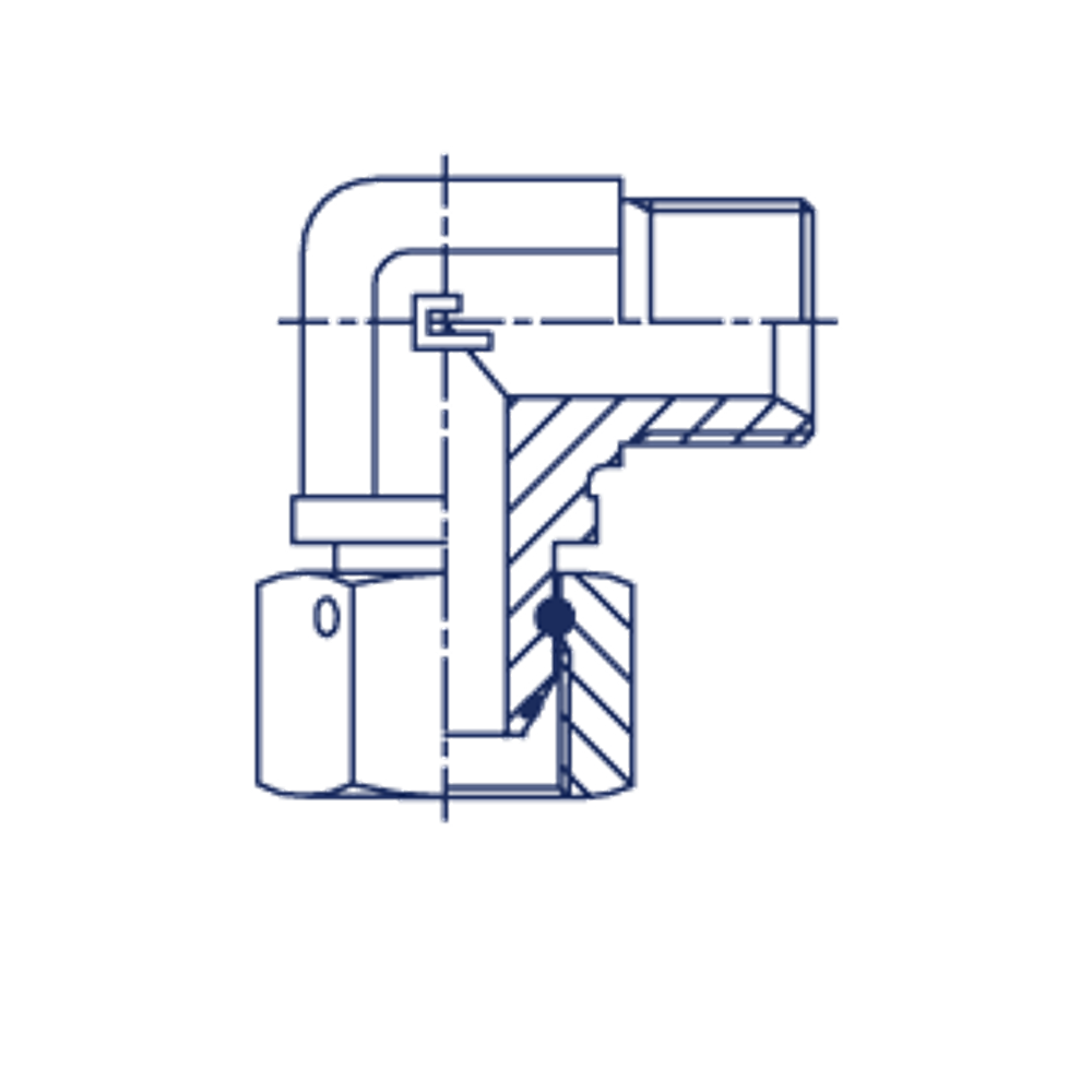 Соединение PFN90 BSP 2 - BSP 2