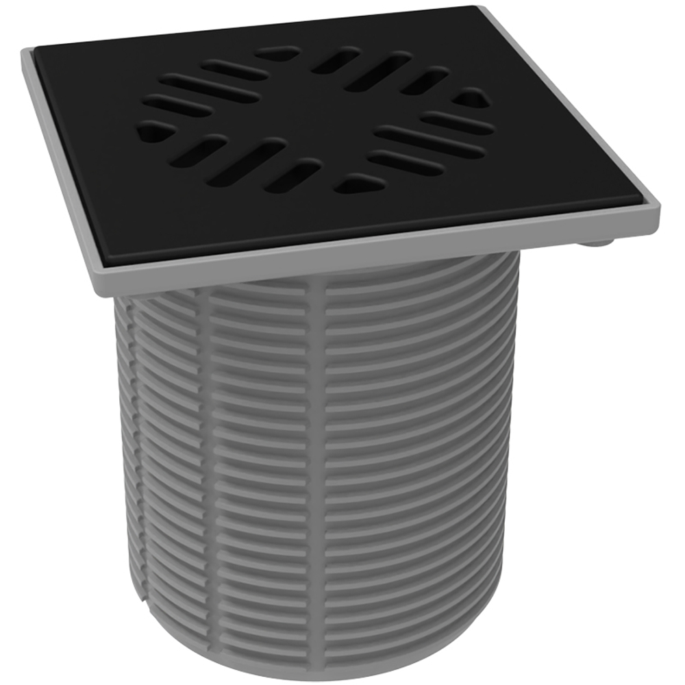 ТП-5100P Трап горизонтальный регулируемый с чугунной решеткой D75/110