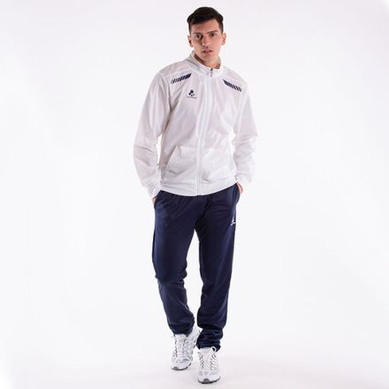 Костюм спортивный +ADRENALINA 3302-023-M, р. M, 100% полиэстер, бело-т.синий