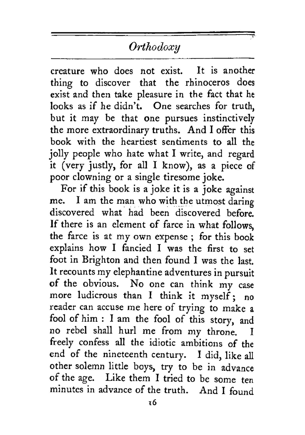 Orthodoxy | G. Chesterton