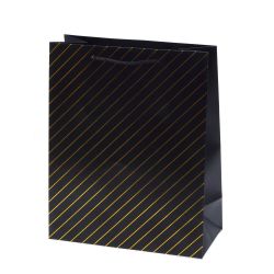 GAEM Пакет подарочный (бумага 210г/м2, блок 12шт), L26 W12 H32 см, 4в.