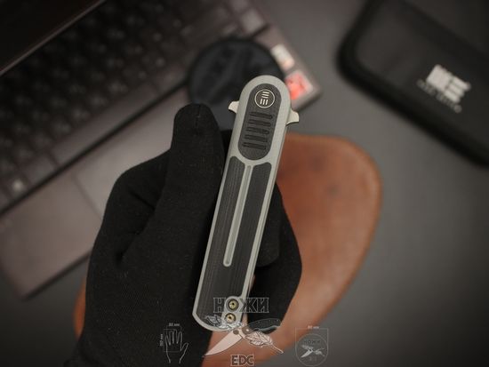 Складной нож WE Knife Angst 2002B c клинком из стали CPM-S35VN, рукоять G10