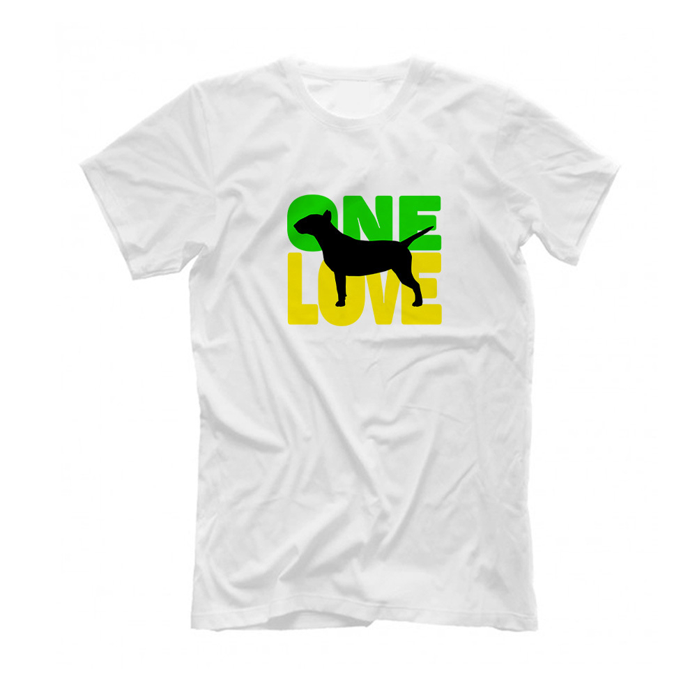 Футболка "Бультерьер - ONE LOVE"