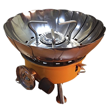 Газ. плита Мини Tourist TM-450 Tulpan-L 1.3кВт 100г/ч 0.64кг с регулир.ветрозащитой