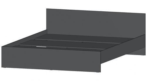 Элегант Кровать 1600 Графит
