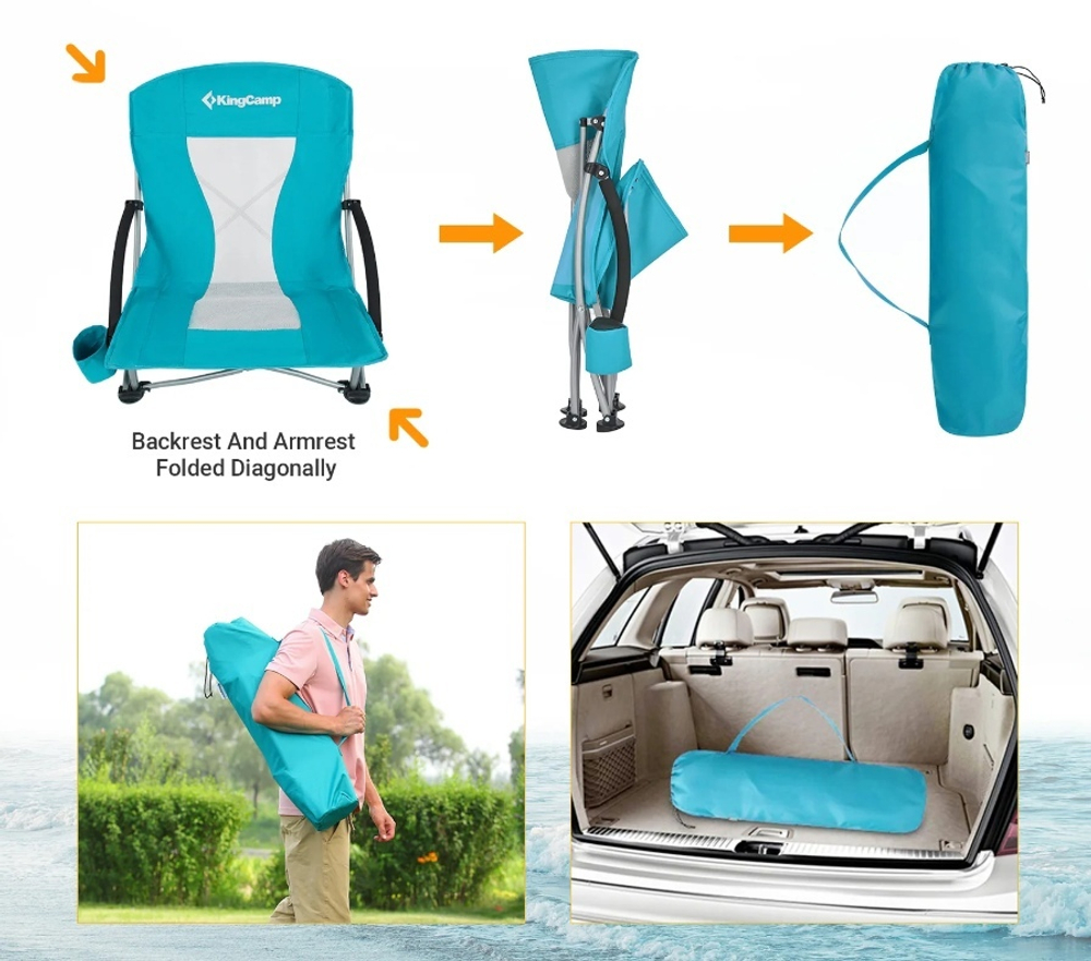 КРЕСЛО KINGCAMP 3841 PORTABLE LOW SLING CHAIR