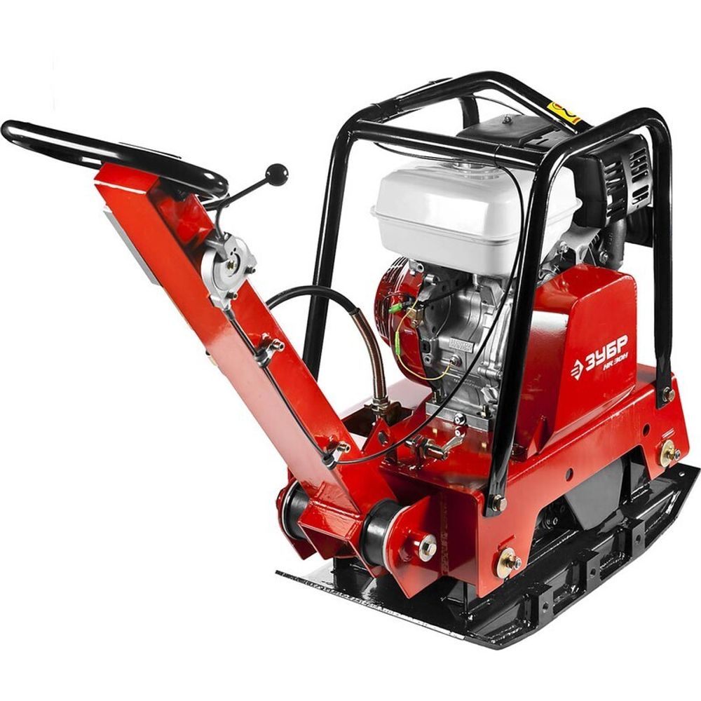 Виброплита реверсивная Зубр ЗВПБ-30 ГРХ бензиновая - [161 кг / 30 кН / Honda GX270]