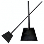 Скребок для льда 170мм с метал. черенком