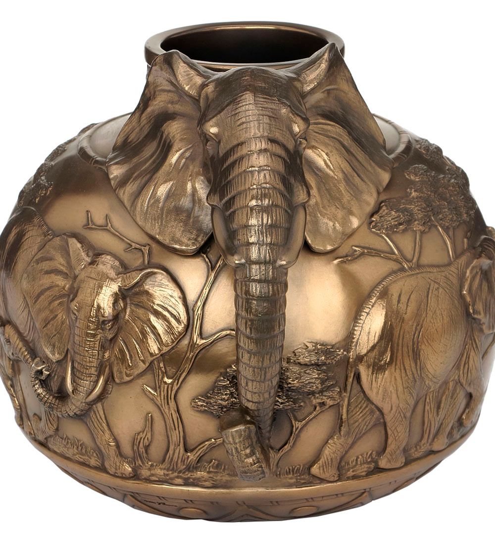 Veronese WS-1396 Ваза «Сафари - слоны»