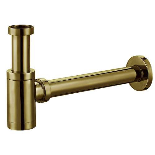 Сифон для раковины AZARIO G 1 1/4, без выпуска, цилиндр, латунь, бронза (AZ-108-BR)