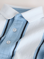 Поло для мальчика Next AJ4-748, Голубой, Белый