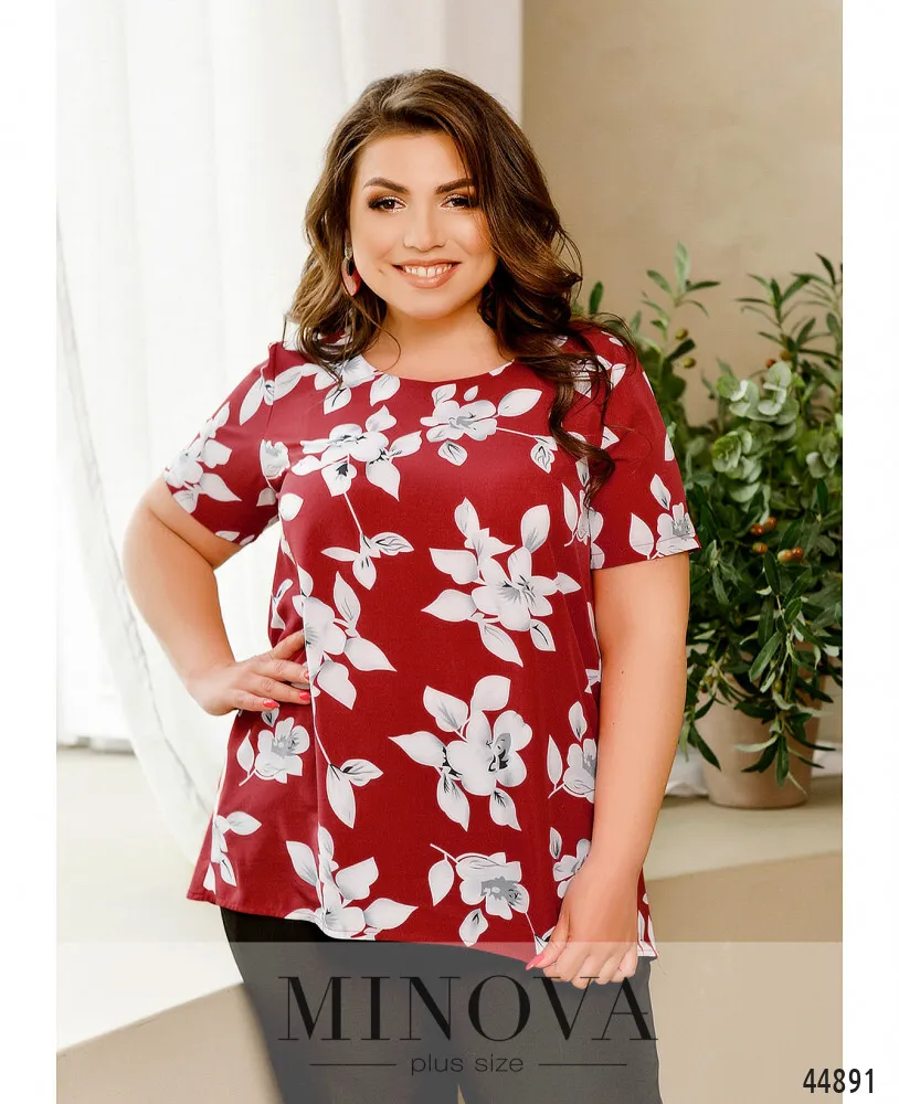 Блуза 2258-красный Minova