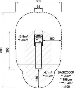Горка (Пластик), Н =1,20 М