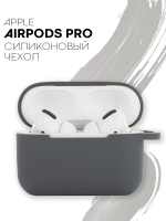 Чехол КАРТОФАН для Apple AirPods Pro (арт. AIRPRO-SLIM-SILICON-01-GREY)