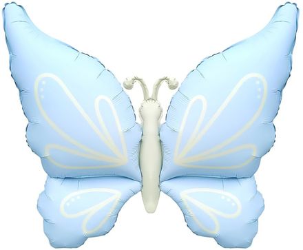 Фигура "Нежно-голубая сатиновая бабочка"