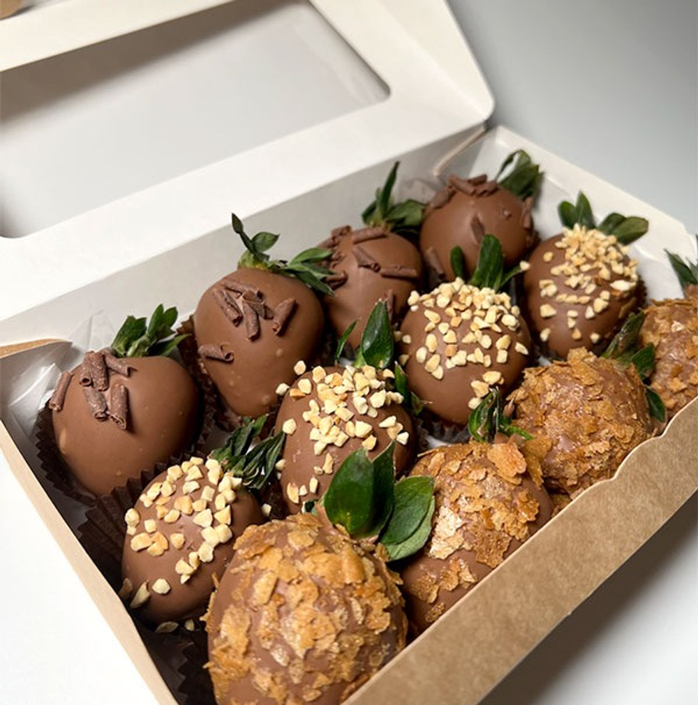 Коробка для пряников Eco tabox КРАФТ 20х12х4 см