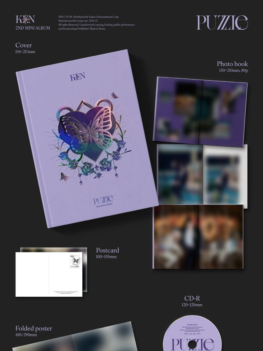 Альбом KEN - PUZZLE 2nd Mini Album PHOTO BOOK Version