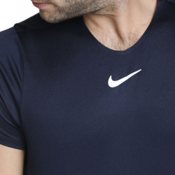 Мужское теннисное поло Nike Dri-Fit Advantage T-Shirt Men - Dark Blue