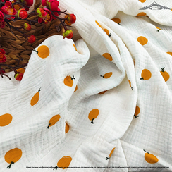 Муслин двухслойный принт №22 | ш.135 см | 120 г/м² | хлопок-100%