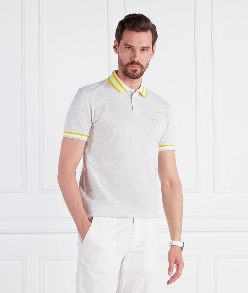 Поло Paddy 2 BOSS GREEN - серый(50494317)