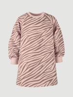 Платье на манжетах Mjölk Зебра розовая, уценка