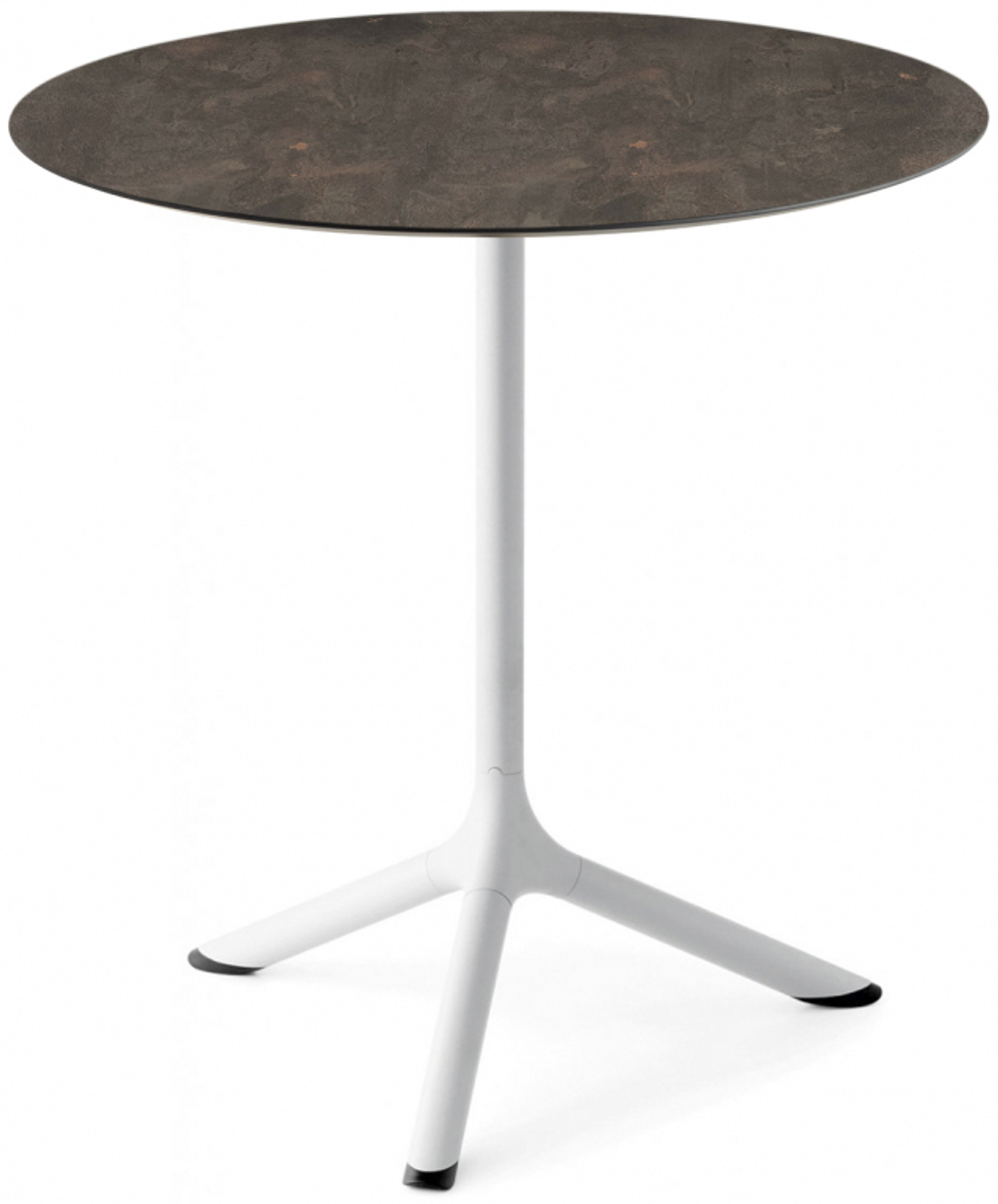 Стол ламинированный обеденный складной Scab Design Tripe Folding, белый, кортен