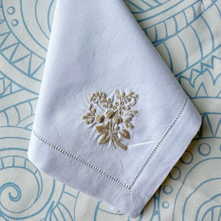 Салфетка «Чайная роза» комплект из 2 шт