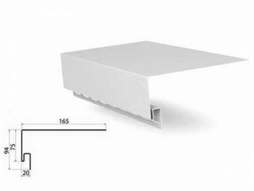 Виниловый Grand Line Планка около оконная 3,05м белая