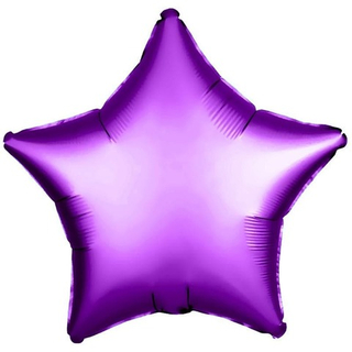 Фольгированный шар звезда, фиолетовый