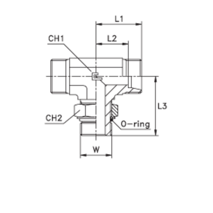 Штуцер FRTH DL12 UNF 3/4" (корпус)