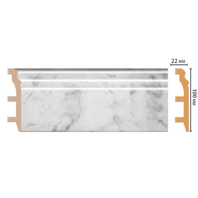 Плинтус Decomaster D232 D232-79 ДМ