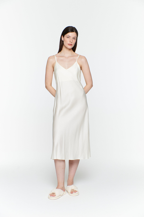 Сорочка из тенселя айвори