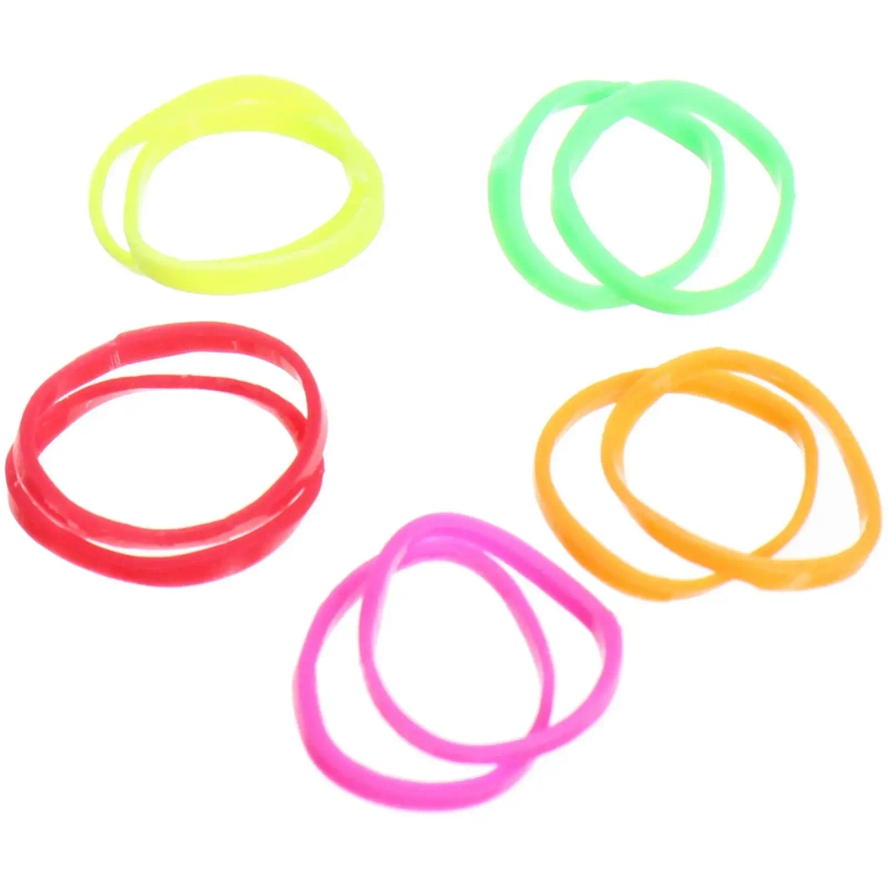 Резинки для волос детские силиконовые 200шт «ФРАТТИ БУМ», Единороже на Луне, 17*11см●