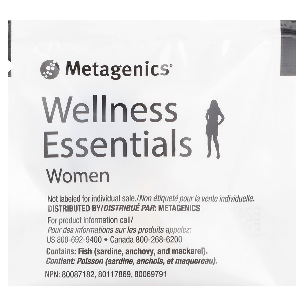 Metagenics, Wellness Essentials®, ежедневные наборы для женщин, 30 пакетиков