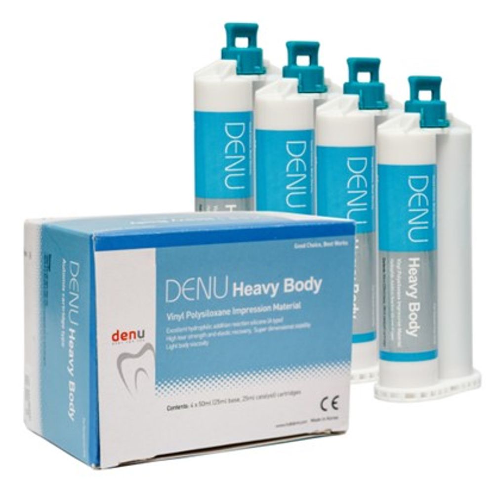 Коррегирующий оттискной материал для коронок и мостовидных протезов, (Denu Heavy Body)