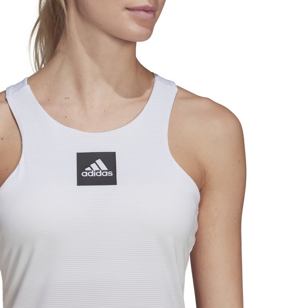 Женский топ теннисный Adidas Paris Tennis Y-Tank Top W - белый