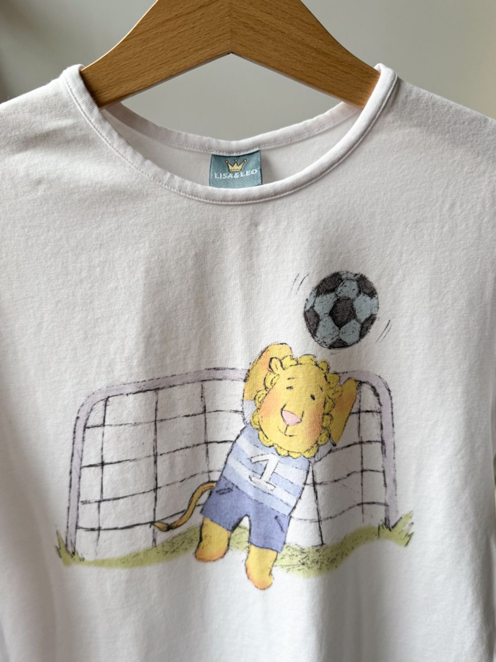 Хлопковая футболка Lisa & Leo, 116