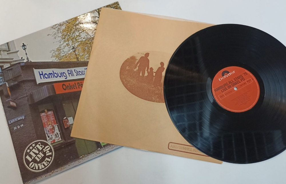 Винтажная виниловая пластинка LP Hamburg All Stars 75 Live In Onkel (Germany 1975)