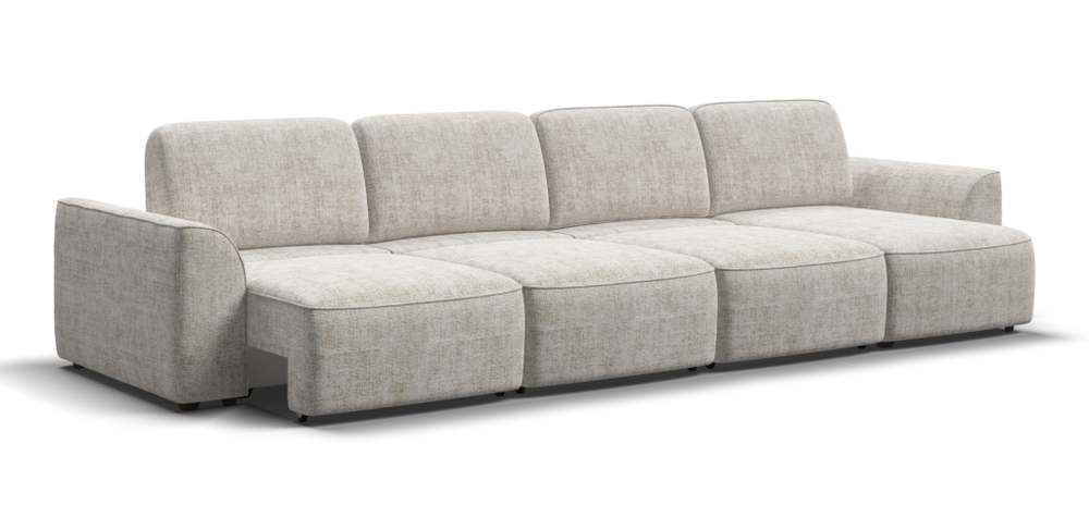 Угловой диван KING MODOOL MAX шенилл IQ кварц