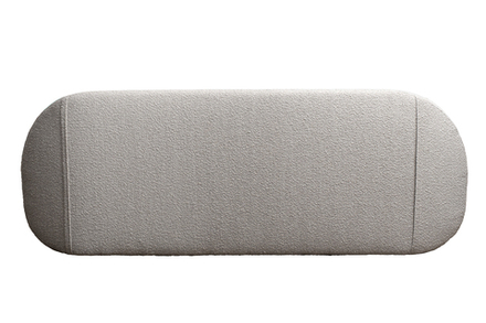 Кровать Garda Decor Сицилия (Sicilia) без мех.,букле бежевая Orso-BEG 240*220*87 см