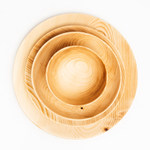 Набор деревянных тарелок блюдо Art of Siberia из древесины Сибирского Кедра TN46