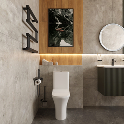 Гигиенический душ STWORKI Стокгольм HFSG35030 со смесителем, С ВНУТРЕННЕЙ ЧАСТЬЮ, черный