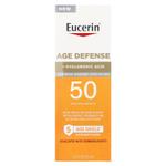 Eucerin, Age Defense, легкий солнцезащитный лосьон для лица, SPF 50, без отдушек, 75 мл (2,5 жидк. унц.)