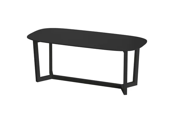 Стол обеденный Cross 2 200*95 см (черный)