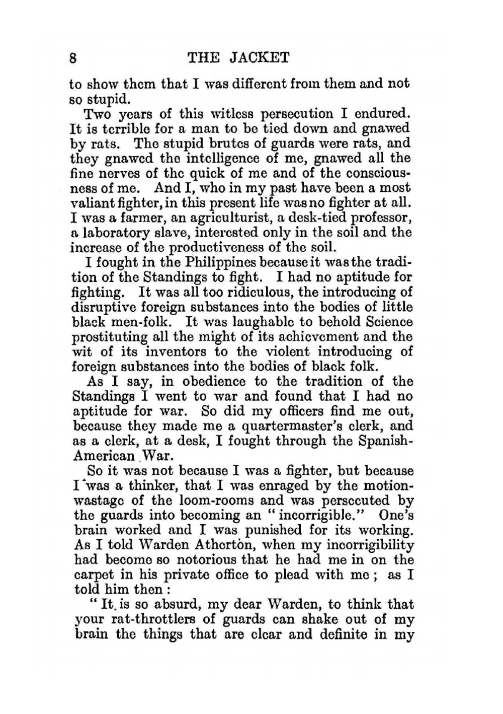 The Jacket. The Star Rover | Jack London