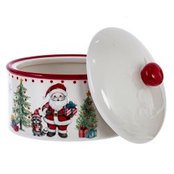 GAEM Сахарница "Новогодний подарок", 900 мл, L15,5 W15,5 H12 см